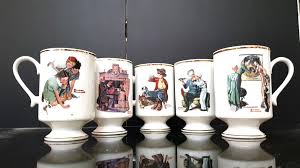 Maybe you would like to learn more about one of these? Norman Rockwell Mug Furniture Home Living Kitchenware Tableware Coffee Tea Tableware On Carousell