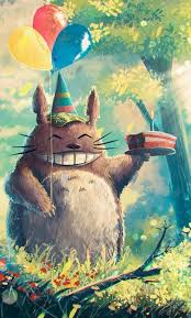 Happy Birthday Totoro Art Totoro Party Ghibli Art