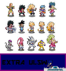 Extra Ulsw Sprites Part 2 By Jkimmortalgaming Dragon Ball Super Art Pixel Art Characters Pixel Art