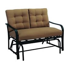 Living Accents Roma Steel 2 Person Glider G6228hg31cl62 Gliders And Swings Ace H Patio Rocking Chairs Outdoor Rocking Chairs Wrought Iron Patio Furniture