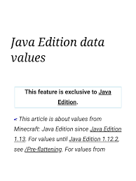 Java Edition Data Values Official Minecraft Wiki Spawn Biology Brick A list of all minecraft concrete ids. scribd