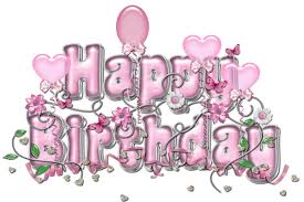 Birthday card templates cute wild animals cartoon design. Pink Flower Cartoon Clipart Birthday Graphics Balloon Transparent Clip Art