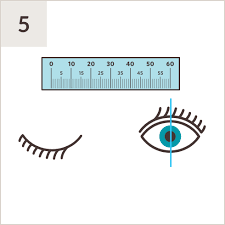 By referring to your monitor ppi (pixels per inch). Pupillary Distance Ruler Zenni Optical