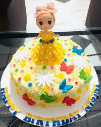 Cakes are the best gift that you can send online with ease. Happy Doll Cake 1 5kg Sakigifts Com