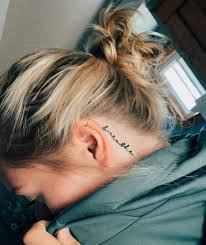It might feel different from other places, though, because of the lack of flesh back there. 30 Charming Behind The Ear Tattoos For Ladies In 2020 Tiny Tattoo Inc