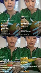 My la celebrity nail salon experience! Cardi B Nails Mango Instagram Live Watch Her Hilariously Peel A Mango Stylecaster