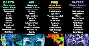 Doctors, pharmacists, teachers, nutritionists, chefs, lawyers, politicians. What Kind Of Sign Are You Earth Air Fire Or Water