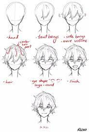 Pin By Konrad Uraz On Building Face Drawing Male Hair Drawing Hair Tutorial Anime Drawings Tutorials I want to draw an anime james mcvey, so he will have brown hair and blue eyes.