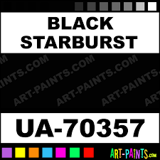 Black Starburst Ultra Glo Enamel Paints Ua 70357 Black