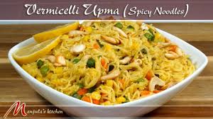 Vermicelli Upma Spicy Noodles Seviyan Recipe By Manjula Youtube