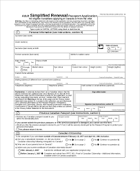 How do you fill out a resume & application form?. Free 8 Sample Passport Application Forms In Pdf