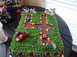 Car Birthday Cake For 4 Year Old Boy Pin By Sally O Connor Esho On Favorite Recipes Cars Birthday Cake Race Car Cakes Disney Cars Birthday