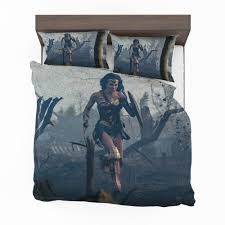 This comforter design features wonder woman with dc comic's the new 52 look. Prince Diana Wonder Woman Movie Gal Gadot Bedding Set Super Heroes Bedding