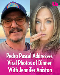 TheLastofUs' Pedro Pascal had plenty to say about Jennifer Aniston after  the two were seen grabbing dinner together with friends! Read story here:  bit.ly/4214bAF (📸: Pedro Pascal/Jennifer Aniston/Instagram)