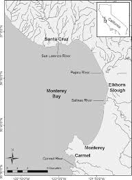 Aacistak) is a city located in monterey county on the southern edge of monterey bay on the u.s. Map Of The Monterey Bay California Usa Study Area Showing Four Download Scientific Diagram