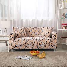 Polyester Sofa Cover Decorative Patterns Slipcover With Elastic Band Design For Living Room Furniture Protec Living Room Designs Corner Sofa Covers Sofa Covers