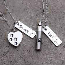 Maybe you would like to learn more about one of these? Personalized Pet Urn Necklace With Cat Or Dog Silhouette Pet Etsy In 2021 Pet Cremation Jewelry Pet Urns Pet Memorial Necklace