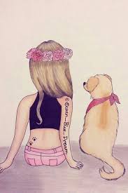 Epingle Par Gabriela Vera Sur Gabii Dessin De Chien Dessin De Personnes Dessins De Fille