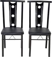 Woodness Metal Dining Chair Set Of 2 Finish Color Black Metal Dining Chairs Furniture Online Furniture