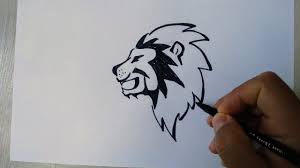 Maybe you would like to learn more about one of these? How To Draw The Lion Head Tribal Tattoo Vektorel Aslan Cizimi Youtube