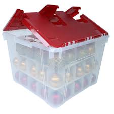 Iris Ornament Storage Box 139977 The Home Depot In 2020 Christmas Ornament Storage Christmas Ornament Storage Box Ornament Storage