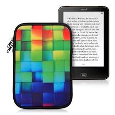 Kwmobile Neoprene Sleeve For E Reader Size Tablet Ereader M 7 8 Shock Absorbing Pouch Case Protective And Lightweight Ereader B Ereader Pouch Neoprene