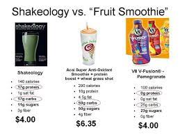 How Do I Afford Shakeology Shakeology Vs Jamba Juice And V8 Fusion Healthiest Meal Of The Day Meal Replacement Shakeology Fruit Drinks Shakeology Recipe