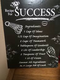 Recipe For Success Recipe For Success Success School Themes