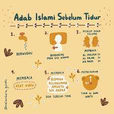 1 Sebelum Tidur Kita Wudhu Dulu Yuk Dek 2 Adek Tidur Nya Miring Ke Kanan Kutipan Allah Kutipan Agama Kutipan Pengetahuan