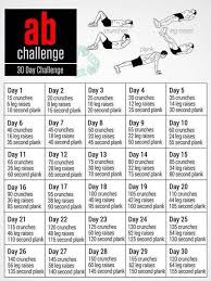Ab Challenge 30 Day 30 Day Fitness 30 Day Ab Challenge