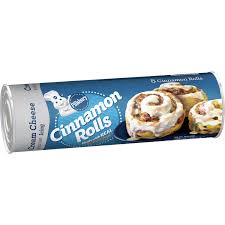 Of cream cheese on the counter while i'm making these; Pillsbury Cinnamon Rolls With Cream Cheese Icing Pillsbury Com