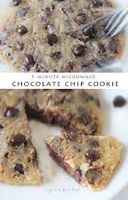 1 Minute Microwave Chocolate Chip Cookie In Mug Eggless Recipe Recipe Microwave Chocolate Chip Cookie Eggless Chocolate Chip Cookies Microwave Dessert