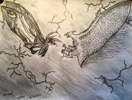 Ben On Twitter This Is My Third Godzilla King Of The Monsters Fan Art But This Time It Features Mothra And Rodan As The Battle In Ghidorah S Storm First Time I Ever How godzilla has changed since 2014. third godzilla king of the monsters fan