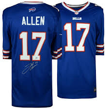Josh Allen Buffalo Bills Fanatics Authentic Autographed Blue Nike Game Jersey Buffalo Bills Buffalo Bills Football Bills Football