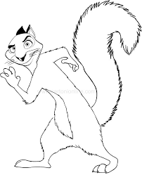 The nut job coloring page andie full color. Drawing Surly Of Nut Job Coloring Page Coloring Pages Drawings Color