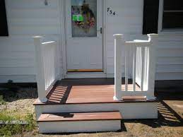 Below are 25 best pictures collection of porch roof ideas photo in high resolution. 1 Without Stairs In Line With Door Move Extra Space To Opposite Side Decks And Porches Front Porch Deck Small Front Porches