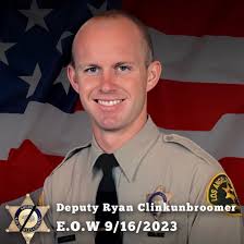 We mourn with the Clinkunbroomer family and the men and women of the Los  Angeles County Sheriff's Department during this devastating time. We send  our prayers, support and condolences. 🙏 💙🖤 From @