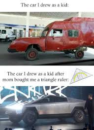41 Funny Telsa Cybertruck Memes That You Musk Check Out Funny Car Memes Car Humor Car Jokes