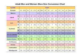 46 Unexpected The Shoe Size Chart