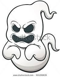 Vector Illustration Of Cartoon Ghosts Ghost Cartoon Graffiti Cartoons Scary Art