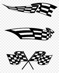Download Checkered Flag Banner Svg Clipart 1552620 Pikpng