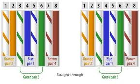 Wiring diagrams help technicians to view what sort of controls are wired to the system. Straight Through Cat5e Layout Ethernet Cable Skills Development Cable