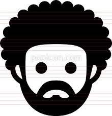 Man Wearing Turban Icon Beard Illustration Afro Hair Illustration People Icon