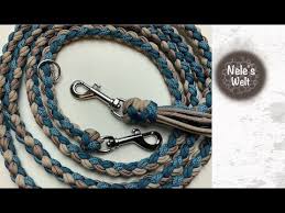Paracord Fur Anfanger Leine Flechten Mit Vier Strangen Diy Anleitung By Nelec Youtube Paracord Halsband Anleitung Paracord Paracord Flechten