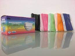 Acquista nel nostro shop online mascherine chirurgiche colorate per adulti e bambini made in italy. Mascherine Colorate Chirurgiche Per Adulti 10pz X 5 Colori Tipo Iir