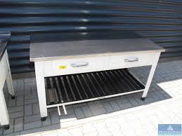 Ikea udden küchenschrank schubladen arbeitstisch edelstahl modul. Kuchen Arbeitstisch Edelstahl Metall Proventura Online Auktion