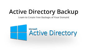 Active Directory Backup Easy Fast Way To Backup Your Ad Domain