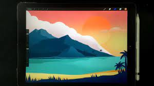 Procreate How To Draw Rainforest With Procreate Ipad绘画 Ipad Fotos Procreate Ipad Art Ipad Drawings Painting