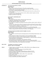 Both your 10th and 12th marks are above average. Back Office Resume Samples Velvet Jobs