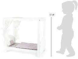 Doll S Canopy Bed Dolls Toys Small Foot